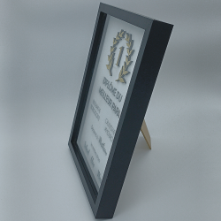 Cadre 3D - Diplôme personnalisé