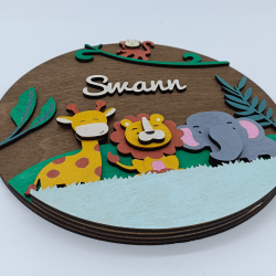 Panneau de porte "Jungle"