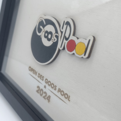 Trophée Cadre 3D personnalisé